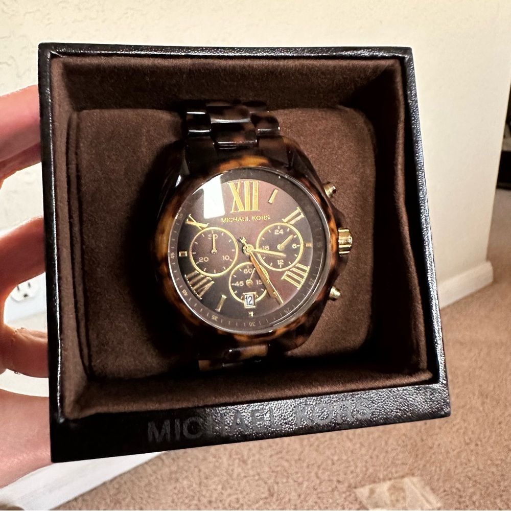 Michael Kors Tortoise Shell Watch